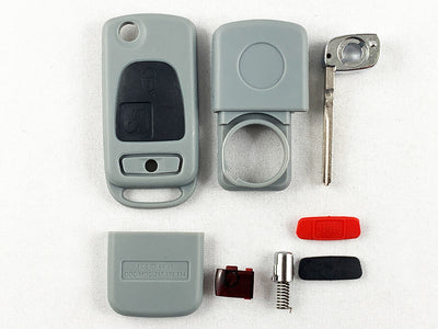 Key Shell for Mercedes / Chrysler Crossfire flip key with HU64