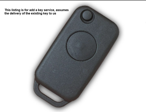 Additional key /add a key for 1990-1997 One Button Mercedes flip key