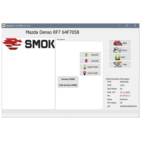 UHDS - EU0019 ECU Denso OBD