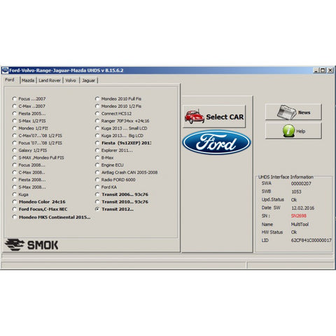 UHDS - Ford change KM by OBD (FDP1)