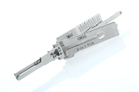 Genuine Lishi GM45 2-in-1 Pick/Decoder for Holden, Honda Australia, Pontiac and Chevrolet.