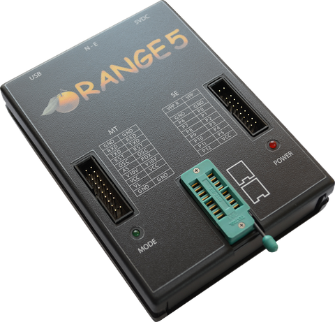 Orange5 is a professional programming device for memory and microcontrollers.